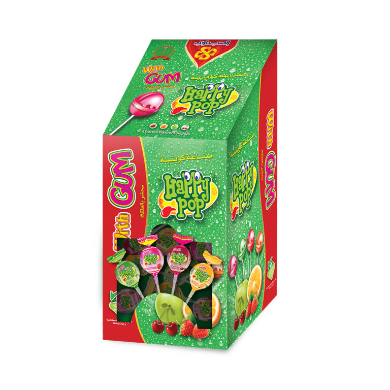 هابي بوب مصاص محشو علكة 10 جم باكيت